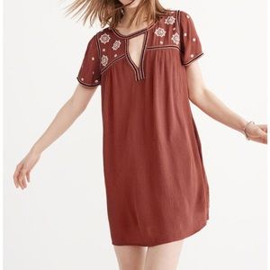 Abercrombie & Fitch Embroidered Swing dress